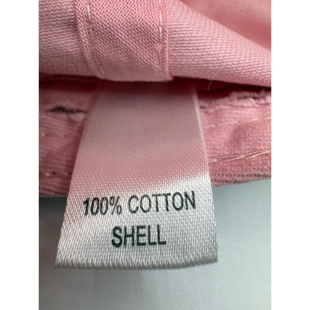 Vineyard Vines‎ Womens Pink Cotton Whale Logo Adjustable Baseball Cap Hat